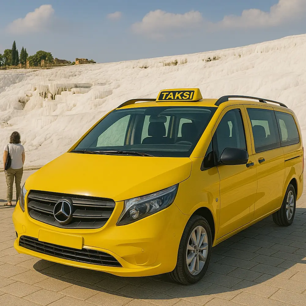 Private taxi transfer from Kusadasi to Pamukkale